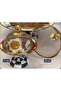Rose Detailed 17 cm Service Protective Cover / Presentation Bowl / Wire Jar Cover - 2