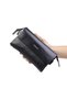 Grande 4267 100% Genuine Leather Men's Hand/Clutch Bag Black