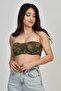 Patterned Camouflage Bustier - 3