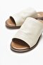 Clau Beige Women's Leather Slippers - 5