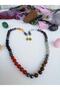 Natural Stone Student Necklace-Hematite-Citrine-Amethyst-Agate-Eye-Aventurine-Quartz-Aquamarine - 3