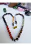 Natural Stone Student Necklace-Hematite-Citrine-Amethyst-Agate-Eye-Aventurine-Quartz-Aquamarine - 6