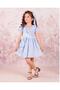 Scalloped Girl's Dress And Ribbon Buckle - 2