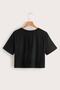 Women's Crew Neck Oversize Crop - 2