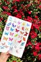 30Pcs Mariposa Butterfly Sticker Set - for Bullet Journal and Valentine's Day