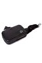 100% Genuine Leather Chest and Shoulder Bag Waist Bag with Headphone Outlet - 5