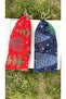 New Year New Year's Themed Blue-Red Gift Bag Set of 2