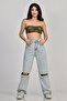 Patterned Camouflage Bustier - 2