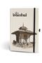Old Istanbul Pocket Journal Striped Elastic Fountain