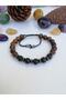 Tourmaline and Tiger Eye Bracelet from Natural Stone - Myrtle - Self-Confidence - Stress - Against Growth - 3