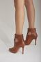 Destini Tan Matte 10 cm Women's Boots & Booties, High Heels - 3