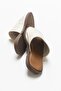 Clau Beige Women's Leather Slippers - 4