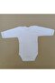 Long Sleeve Snap Back Baby Bodysuit, Cream Color, Pack of 5 - 3