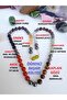 Natural Stone Student Necklace-Hematite-Citrine-Amethyst-Agate-Eye-Aventurine-Quartz-Aquamarine