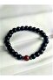 Red Agate Obsidian Natural Stone Couple Bracelet, Matching Couple Bracelet, Natural Stone Bracelet - 3