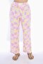 Fera Floral Patterned High Waist 100% Linen Trousers - 2