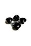 Mother of Pearl Button Handle Glossy Black Kids Room Drawer Furniture Cabinet Handle (20 PCS) - 4