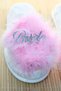 Pink Furry Bride Slippers Bridal Slippers - 2