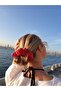 Melkady 131kı- Satin Scrunchie Hair Rubber Set (Piece of 2) Hair Accessory, Buckle - 4