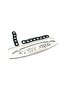 Acrylic Flat Black Chain (1 Meter) - 2