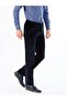 Navy Blue Men's Velvet Classic Trousers