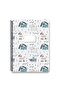 Pets A4 80 Sheets Checked Paperboard Cover Spiral Notebook 60 Grams (Pack of 4) - 2