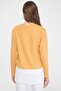 Women's Yellow Shirt Detailed Vertical Stripes Tunic K3045Az19Sp - 4