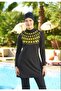 Stretch Fabric Modest Swimwear