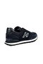M19250 Genuine Nubuck Leather Casual Sports Shoes Navy Blue-white - 3
