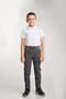 Lycra Ribbed Waist Canvas School Pants