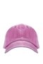 Pink Washed Antique Plain Baseball Type Cap Women's Hat - 2