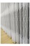 New Season Honeycomb Panel Pattern Virtual Backdrop Does Not Require Ironing Seyrekpile Tulle Curtain - 3