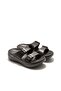 Bio Women's Summer Comfortable High Heeled Stylish Buckle Slippers
