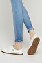 Jojo White Genuine Leather Women's Casual Sneaker - Benjamin - 5