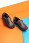 Attic Genuine Leather Men's Casual Shoes, Rok Loafer Shoes Brown - 3