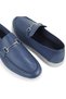 Voyant Genuine Leather Men's Casual Shoes Loafer Shoes Navy Blue - 3