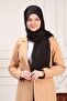 شال قطن جاز أسود