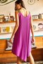 Women's Plum Ethnic Strappy Asymmetrical Dress ELB-19000612 - 7