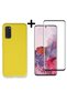Samsung Galaxy S20 Launch Inside Velvet Phone Case and Full Covering Polymer Nano Screen Protector