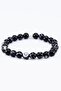 Unisex Natural Stone Bracelet Eye Agate 2nd Bottom Abdominal Chakra, Stress Stone - 2