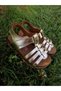 100% Genuine Leather Orthopedic Sandals Flexible Soft Sole