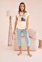 13493 Women's Printed Capri Suit - 3