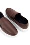 Seon Genuine Leather Men's Casual Shoes, Loafer Shoes, Summer Shoes, Light Shoes Brown - 5