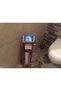 Wooden WC Paper Holder Toilet Phone Holder Stand Featured Bathroom Paper Holder - 2