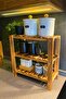 Multi-Purpose Wooden Bathroom Kitchen Organizer Desktop Organizer Bathroom Kitchen Shelf Ykm Mob107