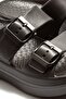 Bio Women's Summer Comfortable High Heeled Stylish Buckle Slippers - 2