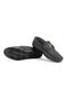 Verde Genuine Leather Men's Casual Shoes, Rok Loafer Shoes Black - 2