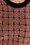 Dusty Rose Glitter Tweed Look Knitwear Sweater Twoaw21Kz0032 - 4