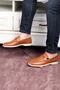 Voyant Genuine Leather Men's Casual Shoes Loafer Shoes Tan - 5