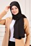 شال قطن جاز أسود - 3
